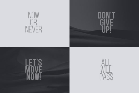 Holigas Font PNG with transparent background - Preview 3