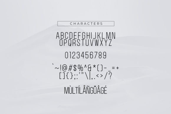 Holigas Font PNG with transparent background - Preview 4