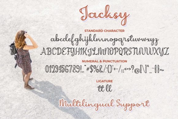Jacksy Font PNG with transparent background - Preview 5