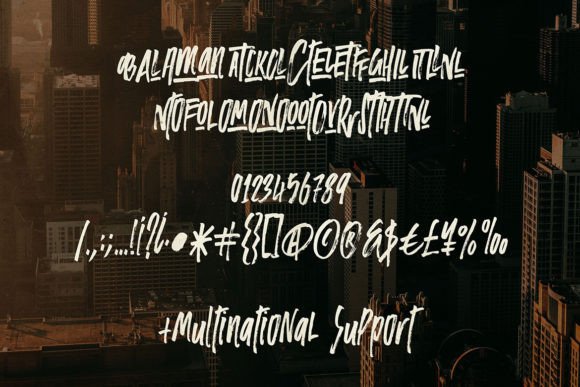 Julienne Towers Font PNG with transparent background - Preview 5