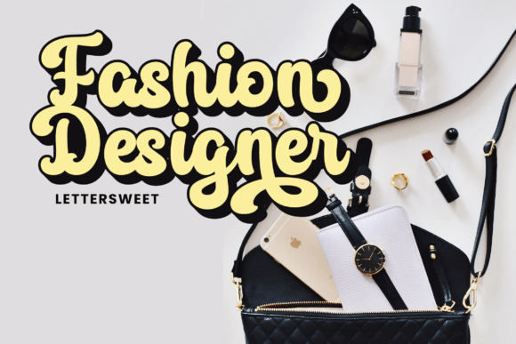 Luckie Bluchi Font PNG with transparent background - Preview 4