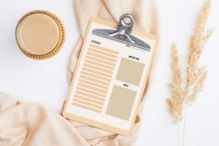 Modern Daily Planner SVG Graphic by creativetacos · Creative Fabrica