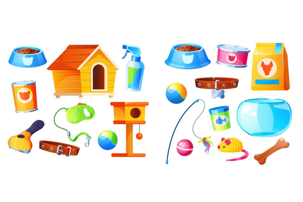 Pet Objects Set Graphic by myteamart · Creative Fabrica