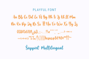 Playful Font by jinanstd · Creative Fabrica font preview