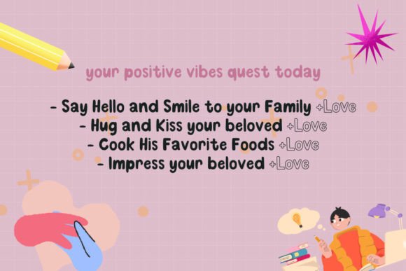 Positive Vibes Font PNG with transparent background - Preview 1
