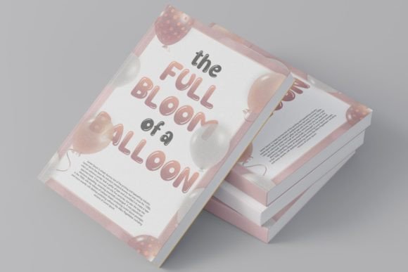 Shiny Balloon Font PNG with transparent background - Preview 1