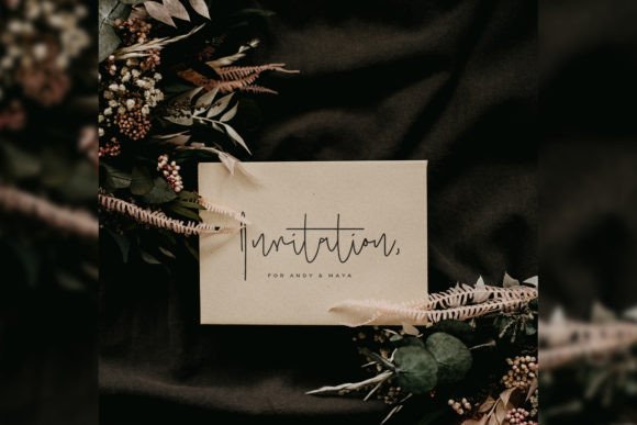 Amontiny Signature Font - Preview 2