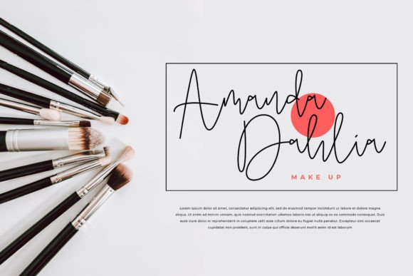 Amontiny Signature Font - Preview 4