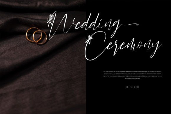 Beralissa Font font preview - 3