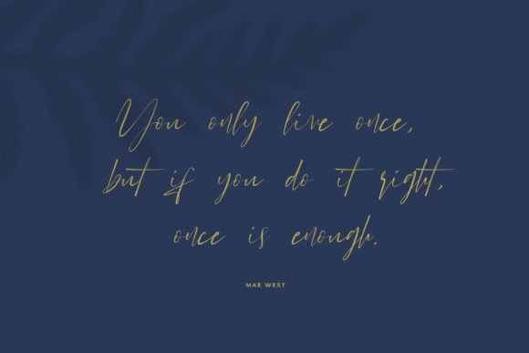 Beralissa Font font preview - 4