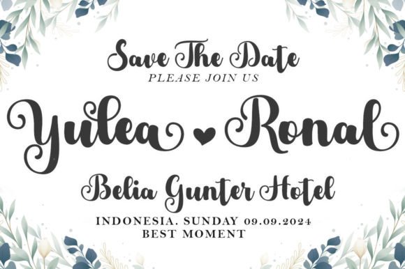 Best Mother Font - Preview 2