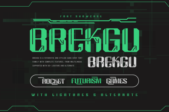 Brekgu Font - Preview 1