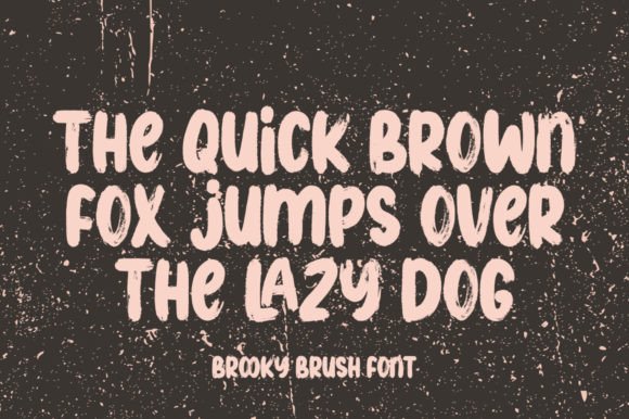 Brooky Font - Preview 1