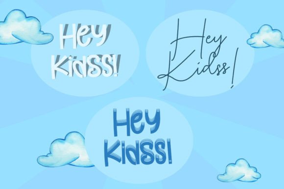 Damtune Trio Font PNG with transparent background - Preview 3