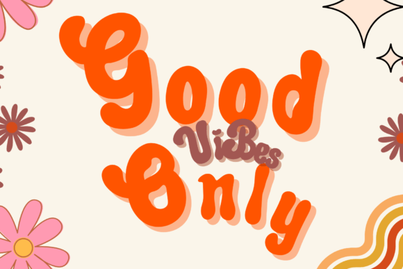 Groovy Love Font - Preview 1