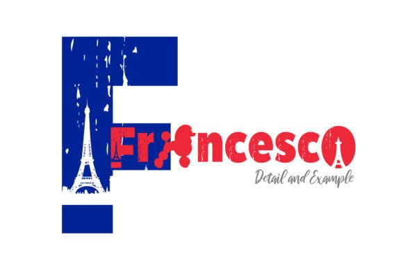 Landscape of France Font font preview - 4
