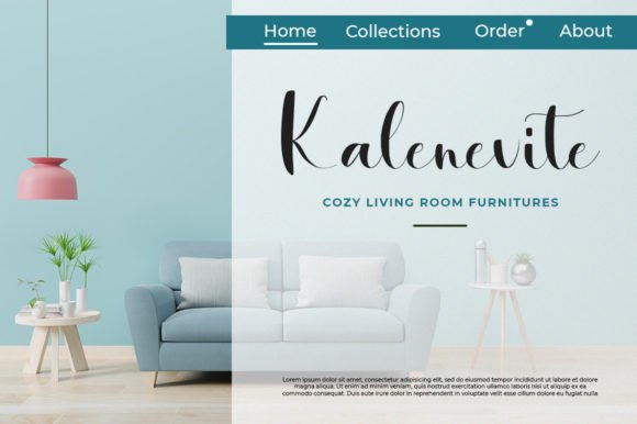 Lichanoele Font PNG with transparent background - Preview 5
