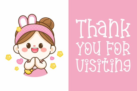 Love Webian Font PNG with transparent background - Preview 4