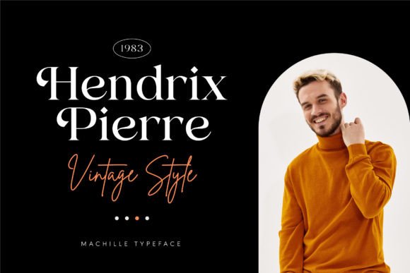 Machille Font PNG with transparent background - Preview 3