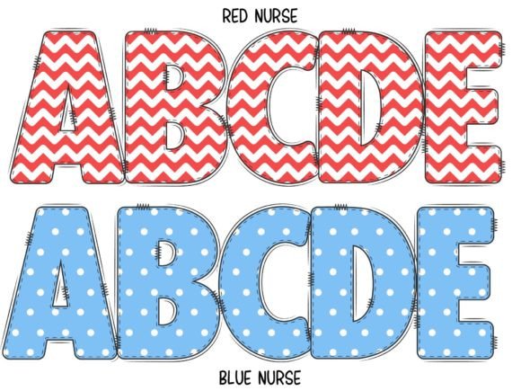 Nurse Love Font PNG with transparent background - Preview 1
