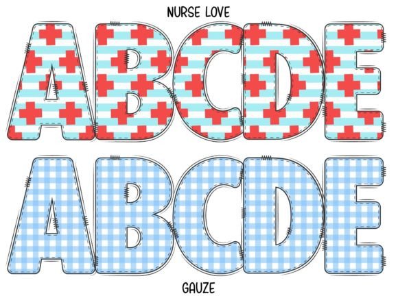 Nurse Love Font PNG with transparent background - Preview 2