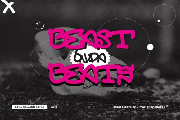 Powpuff Font PNG with transparent background - Preview 4