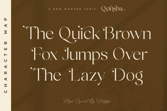Qeinsha Font PNG with transparent background - Preview 4
