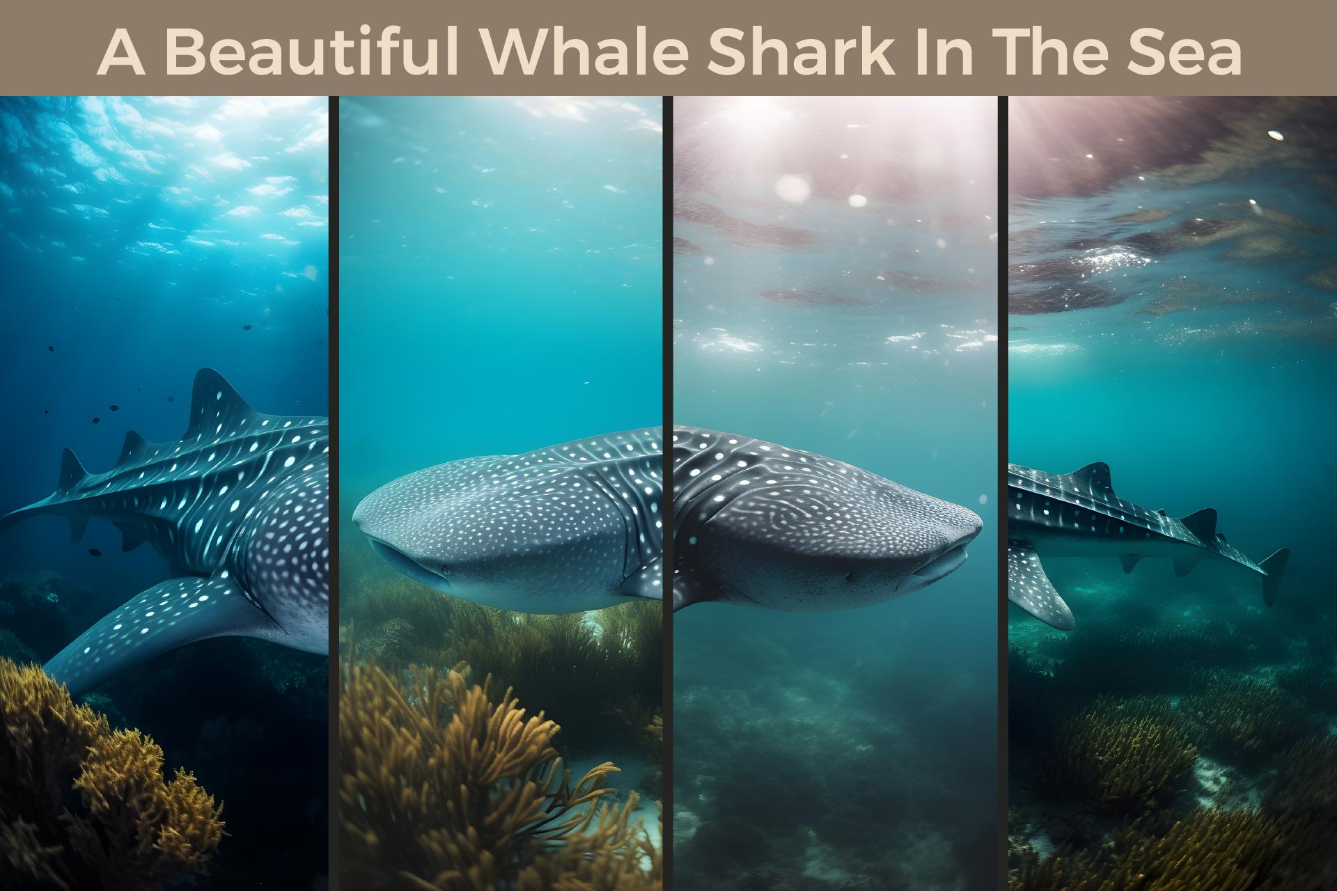 A Beautiful Whale Shark in the Sea Art Graphic by samopernaart ...