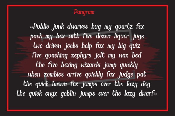 Black Bone Font - Preview 3