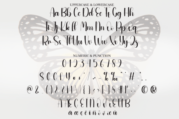 Butterflies Font - Preview 6