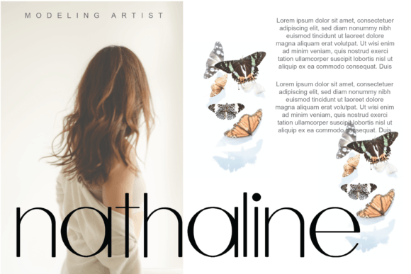 Butterfly Font - Preview 1