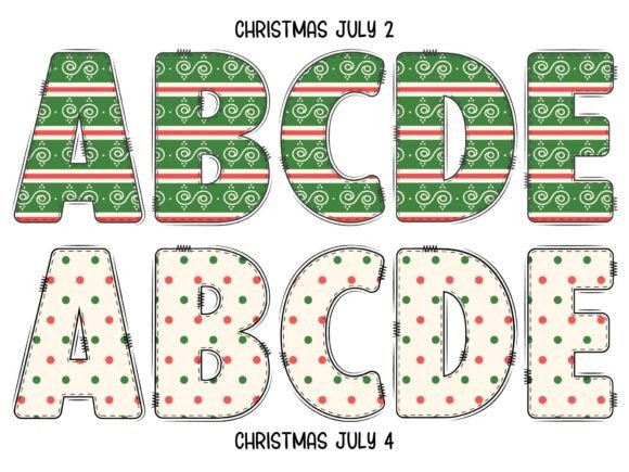 Christmas July Font - Preview 1
