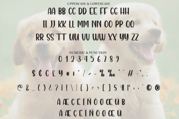 Cute Puppy Font - Preview 6