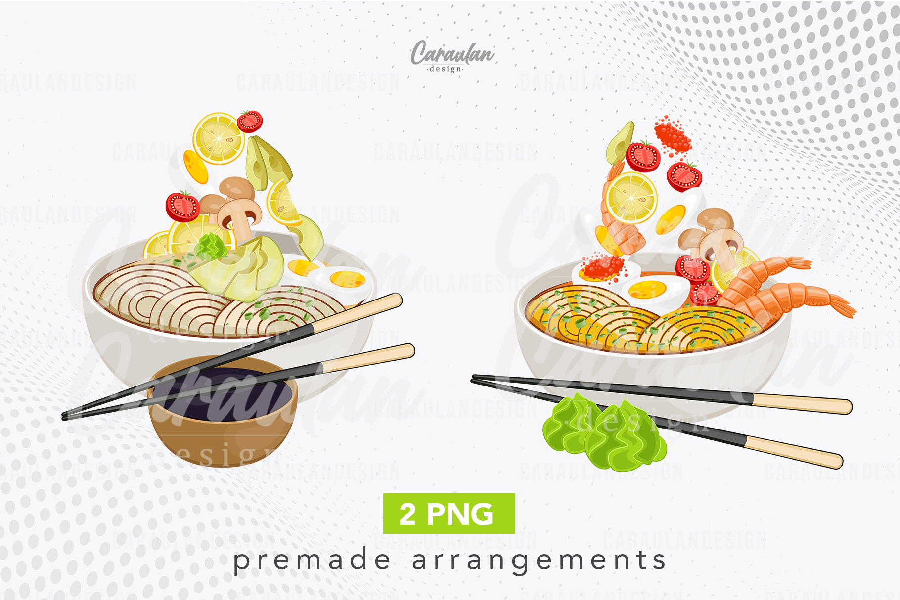 Food Illustration, Japanese Food Design