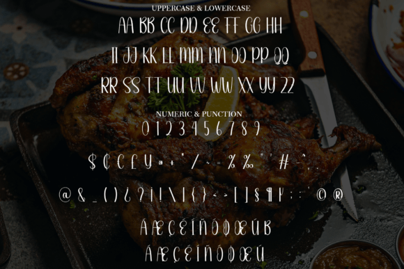 Grilled Chicken Font - Preview 6