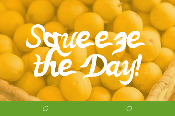 Lemon Farm Font PNG with transparent background - Preview 3