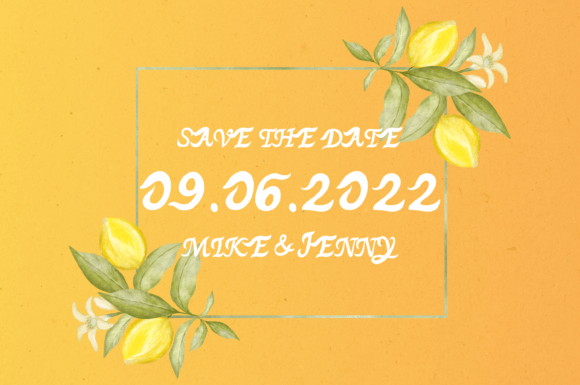 Lemon Farm Font PNG with transparent background - Preview 4