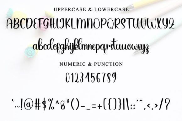 Makeup Font PNG with transparent background - Preview 2