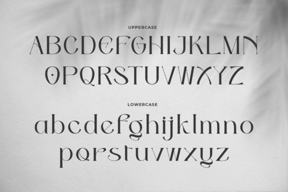 Odena Glamour Font PNG with transparent background - Preview 5