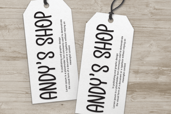 Panda Doll Font PNG with transparent background - Preview 3