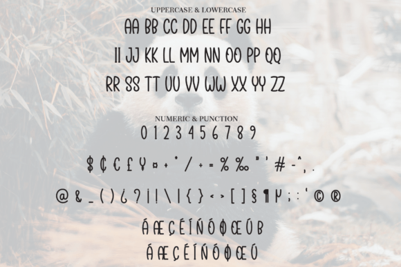Panda Doll Font font preview - 5