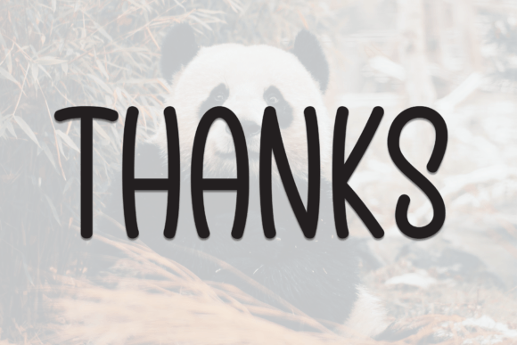 Panda Doll Font font preview - 6