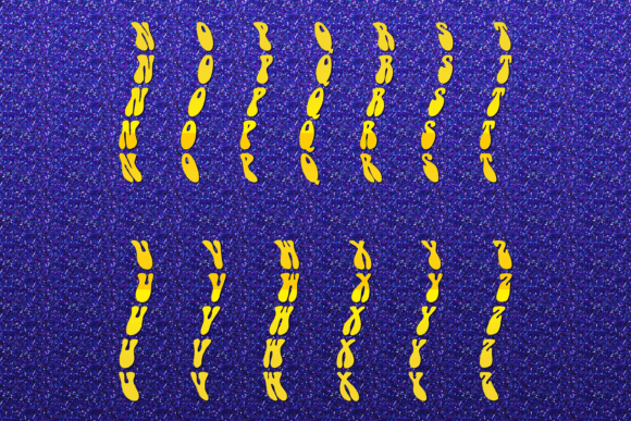 Retrogroove Font PNG with transparent background - Preview 2