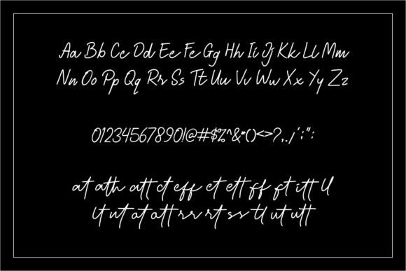 Scription Font PNG with transparent background - Preview 1
