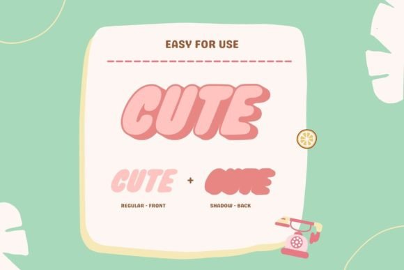 Children Friends Font PNG with transparent background - Preview 1