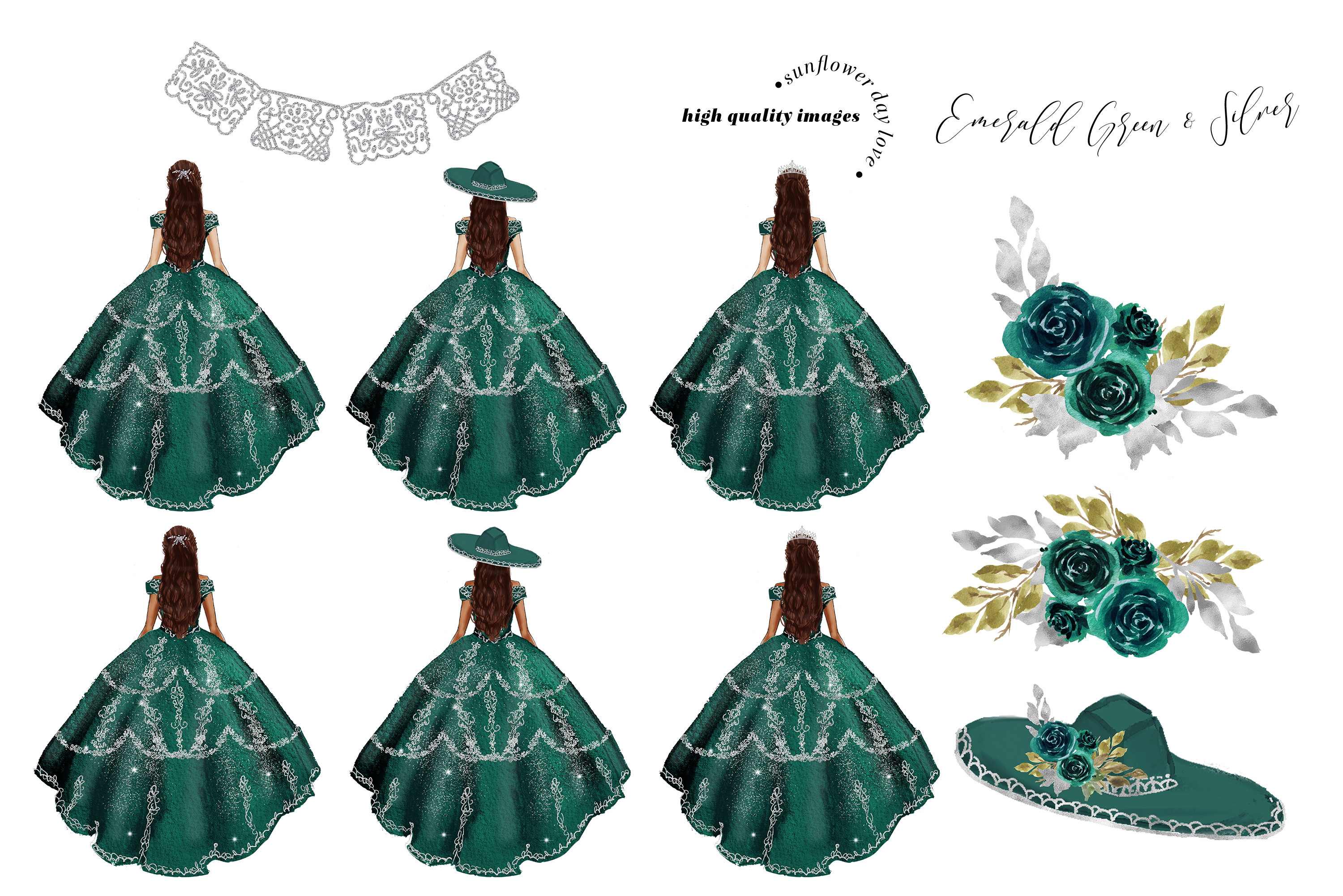 pretty little thing green ruched dress TK7018 Emerald Green Princess Dress (2-18 years) – Leanaí Athlone main image 0