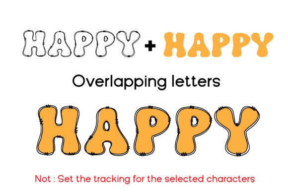 Fox Happy Duo Font PNG with transparent background - Preview 2