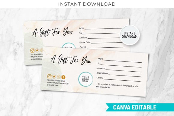 Printable Gift Certificate Template