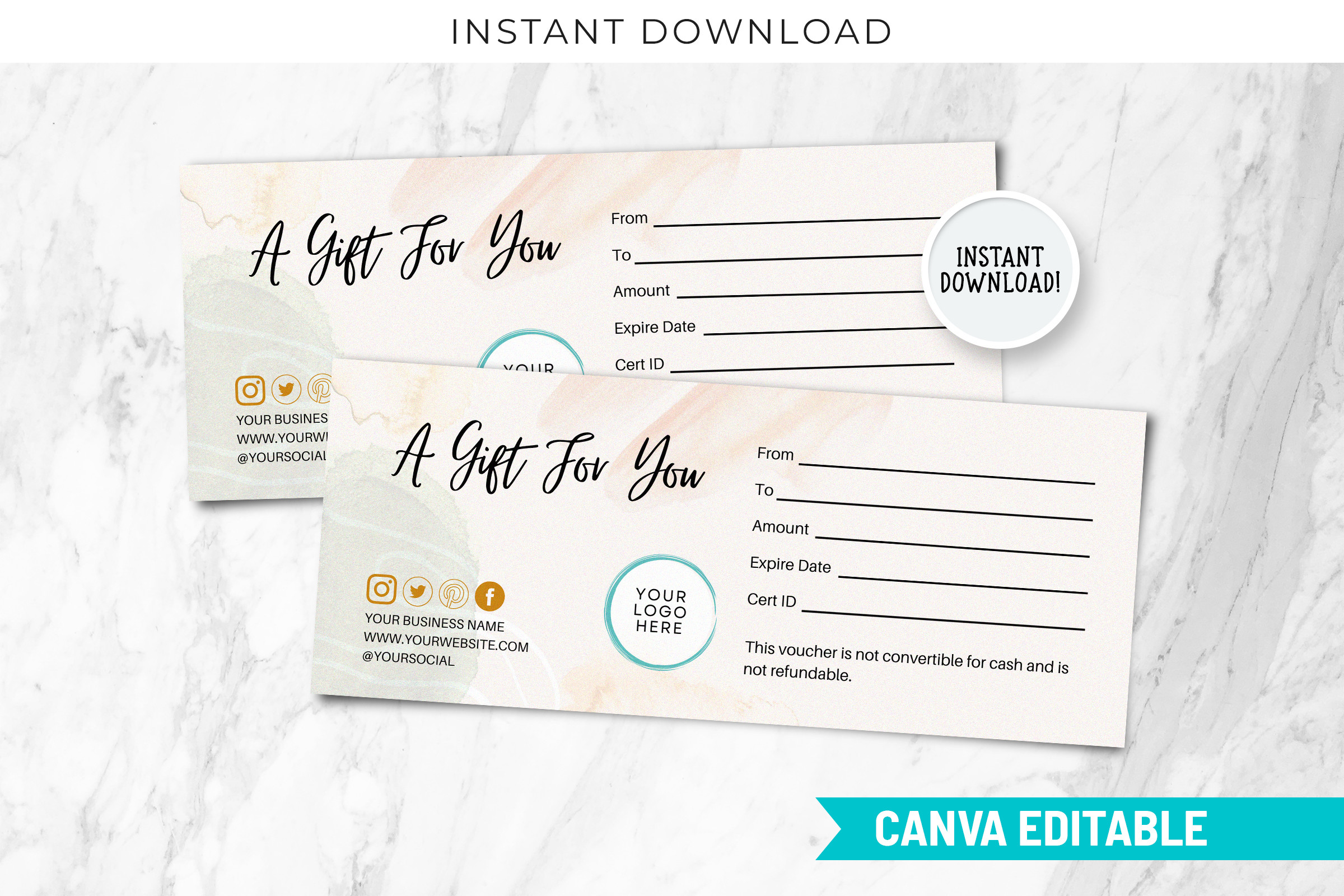 Printable Gift Certificate Template