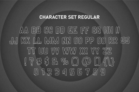 Silly Fun Font PNG with transparent background - Preview 2